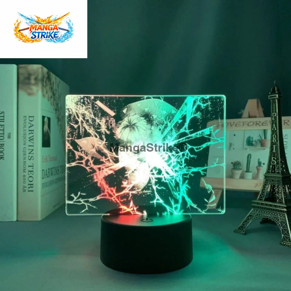 Lampe Demon Slayer - LED Zenitsu Agatsuma Bicolore V2 - Avec télécommande