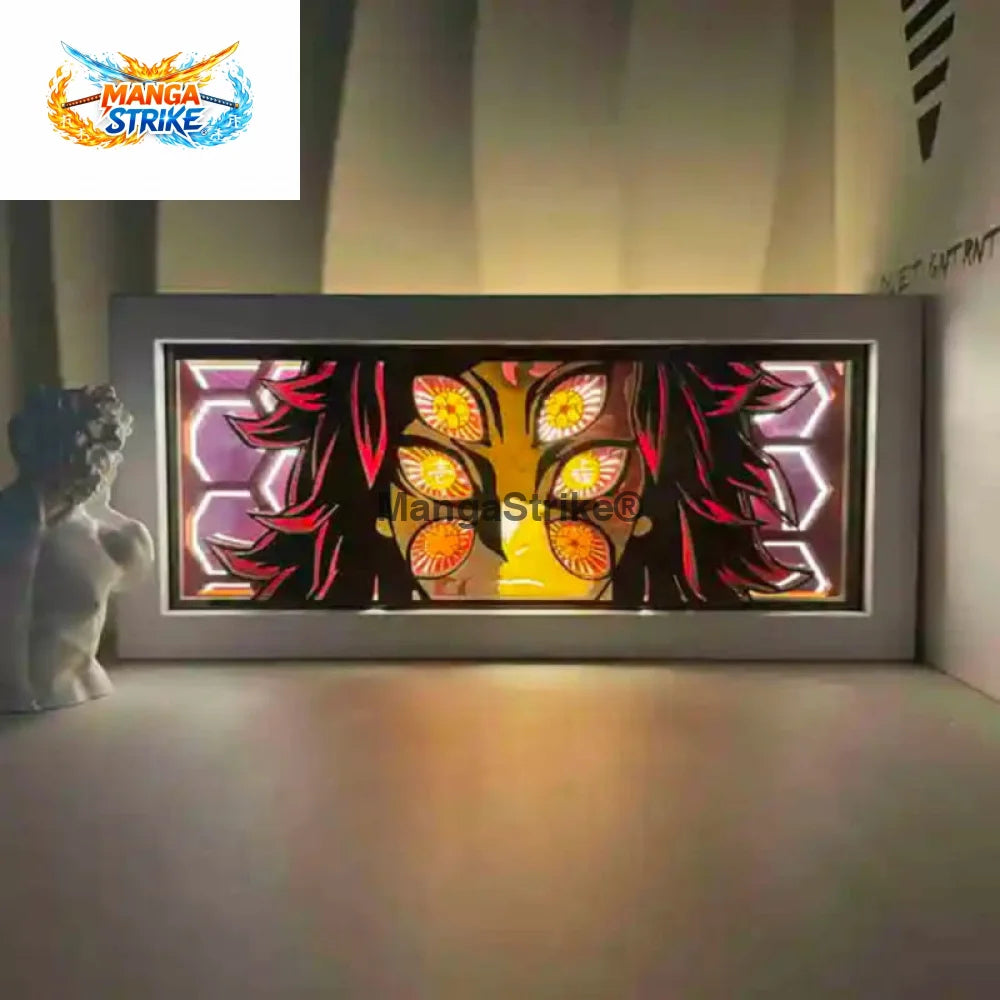 Lampe Demon Slayer - Veilleuse 3D Kokushibo ’Souffle de la Lune’