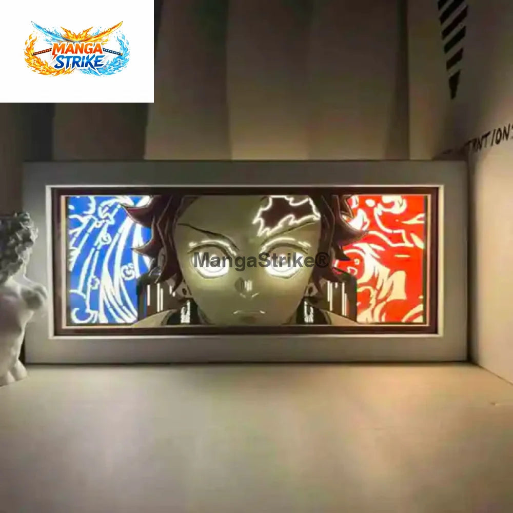 Lampe Demon Slayer - veilleuse 3D Tanjiro Le Pillier du Soleil