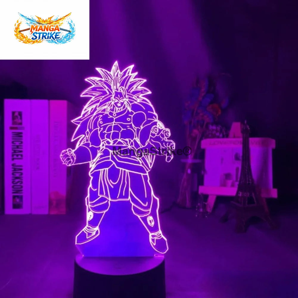Lampe Dragon Ball Z - LED Broly SSJ3 - Broly SSJ3