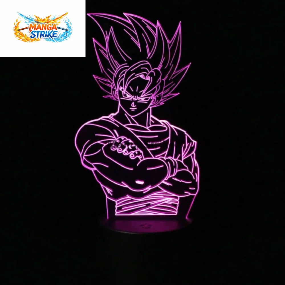 Lampe Dragon Ball Z - LED Goku SSJ Rosé - Goku Super Saiyan Rosé