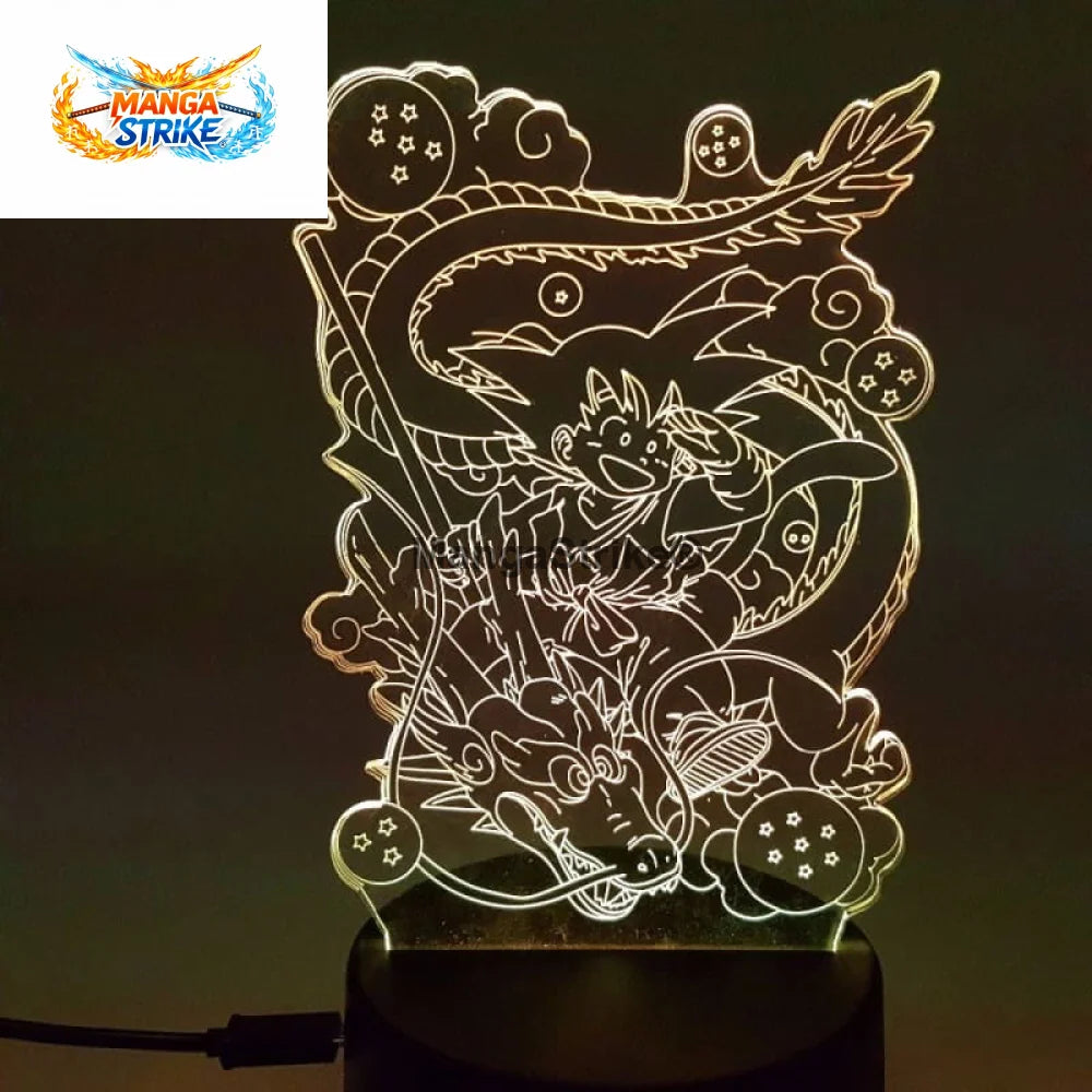 Lampe Dragon Ball Z - LED Goku x Shenron - Goku x Shenron