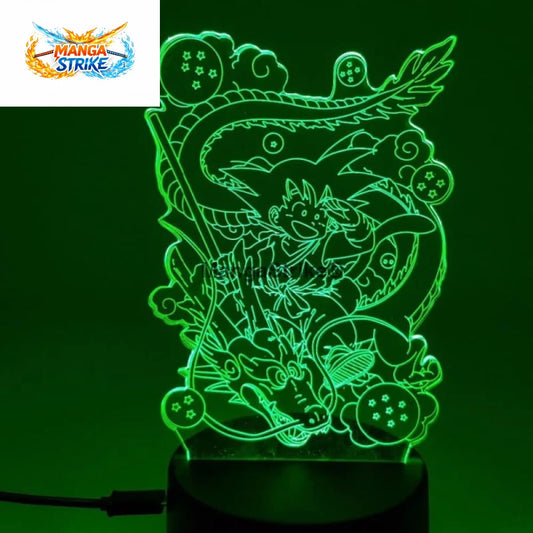 Lampe Dragon Ball Z - LED Goku x Shenron - Goku x Shenron