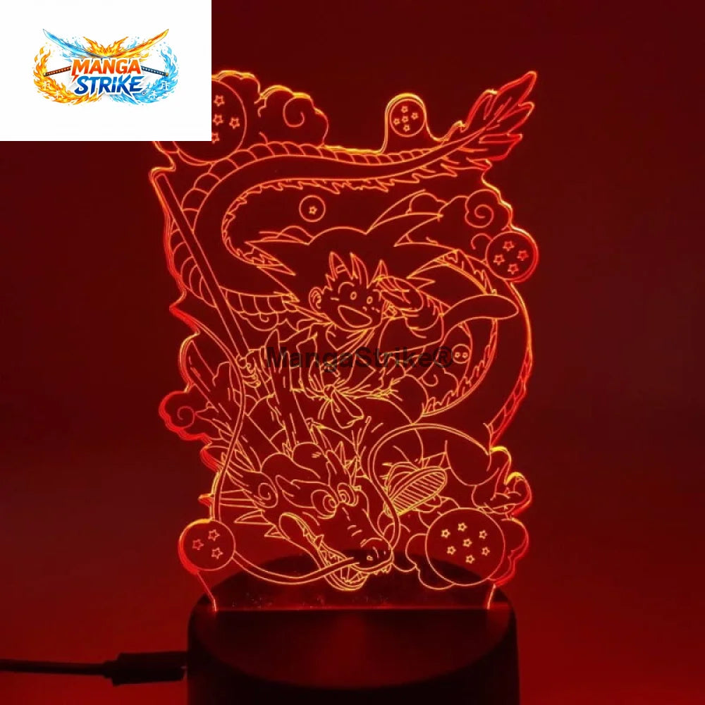 Lampe Dragon Ball Z - LED Goku x Shenron - Goku x Shenron