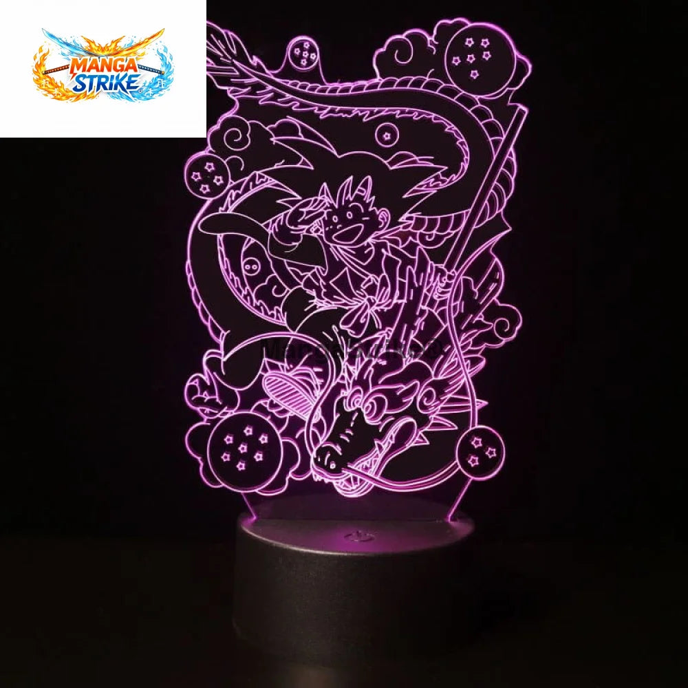 Lampe Dragon Ball Z - LED Goku x Shenron - Goku x Shenron