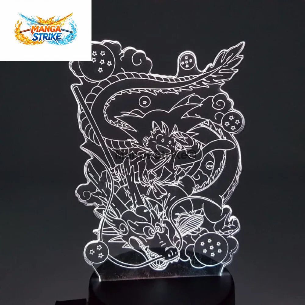 Lampe Dragon Ball Z - LED Goku x Shenron - Goku x Shenron