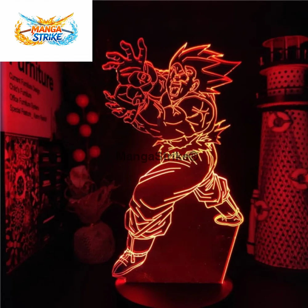 Lampe Dragon Ball Z - LED Son Goku Kaiôken - Son Goku Kaiôken