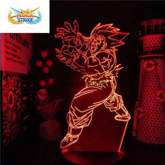 Lampe Dragon Ball Z - LED Son Goku Kaiôken - Son Goku Kaiôken