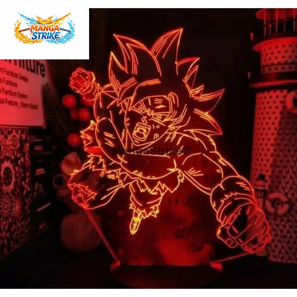 Lampe Dragon Ball Z - LED Son Goku SSJ God - Son Goku SSJ God