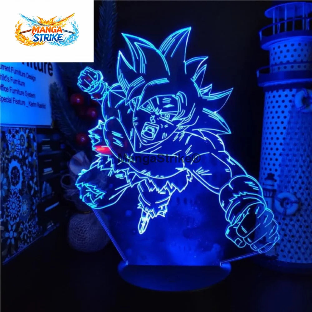 Lampe Dragon Ball Z - LED Son Goku SSJ God - Son Goku SSJ God