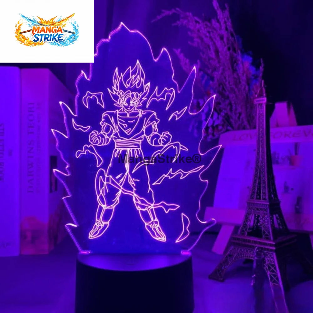 Lampe Dragon Ball Z - LED Son Goku SSJ2 - Son Goku SSJ2