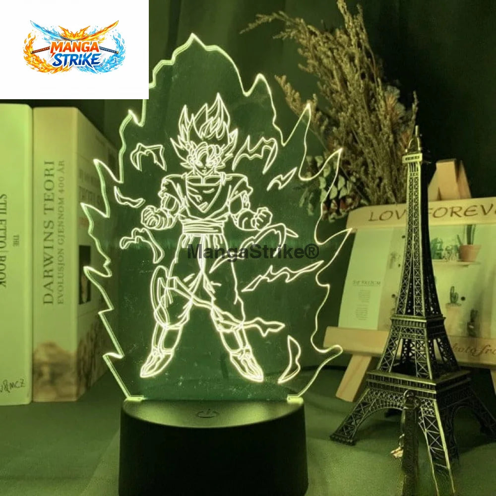 Lampe Dragon Ball Z - LED Son Goku SSJ2 - Son Goku SSJ2