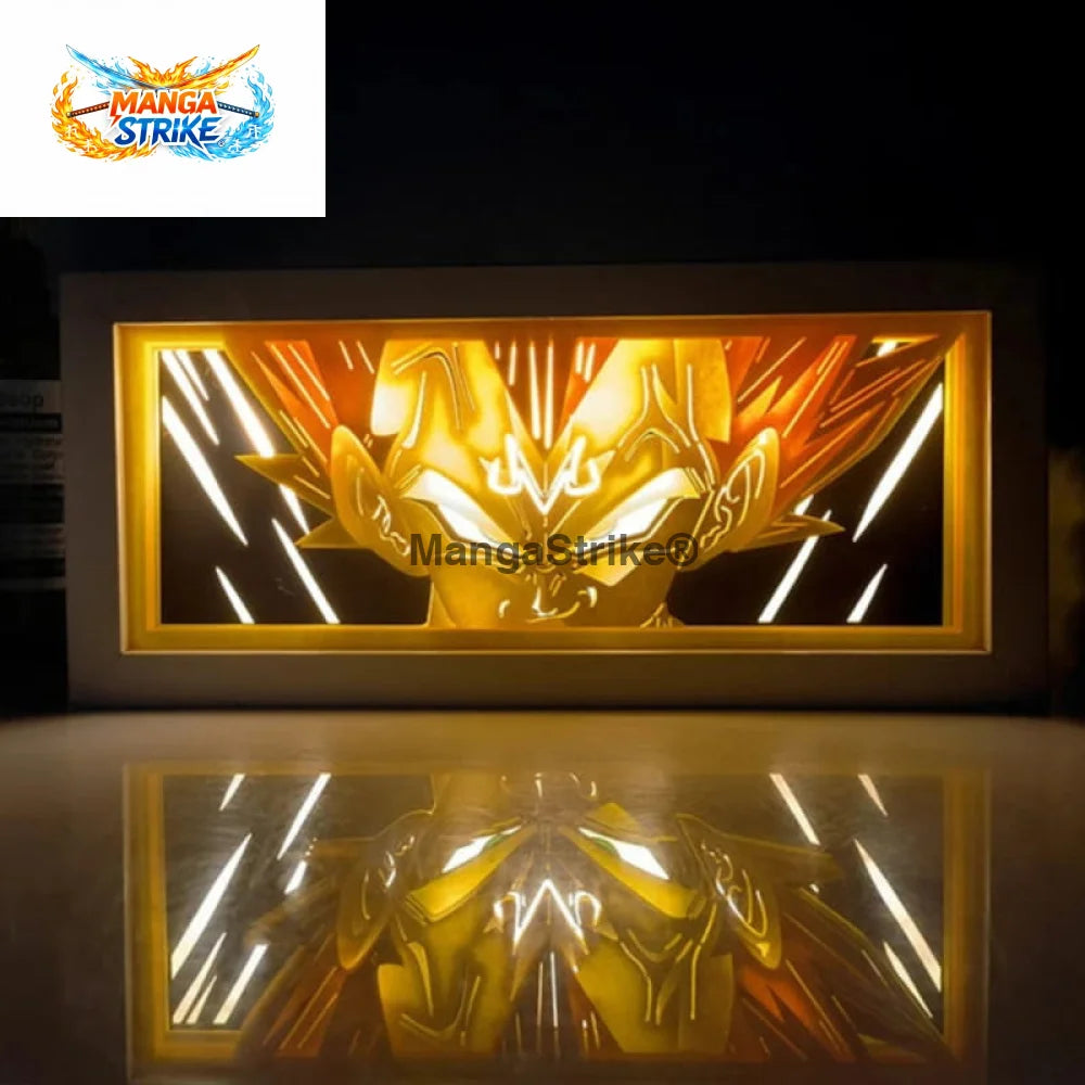 Lampe Dragon Ball Z - veilleuse 3D Majin Vegeta