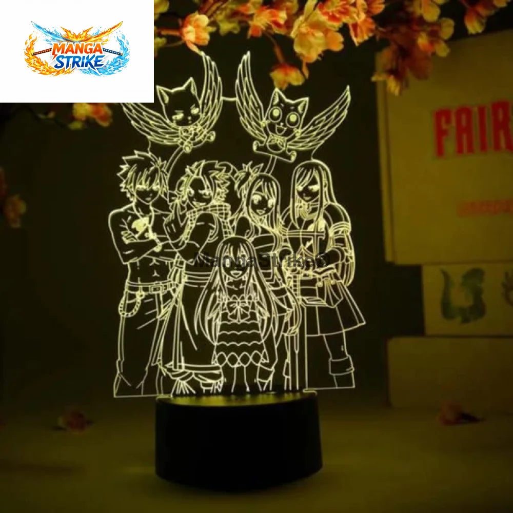 Lampe Fairy Tail - LED Equipe Natsu - Equipe Natsu