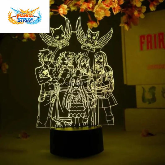 Lampe Fairy Tail - LED Equipe Natsu - Equipe Natsu