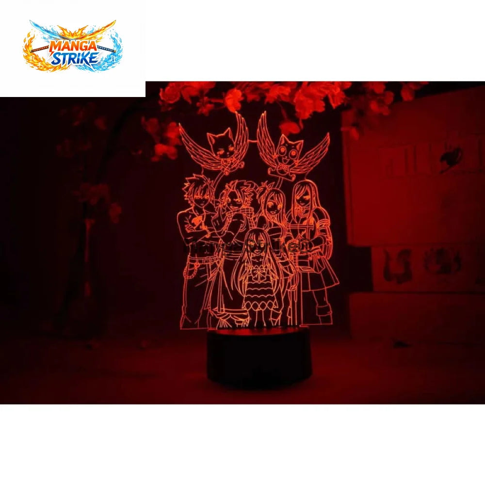 Lampe Fairy Tail - LED Equipe Natsu - Equipe Natsu