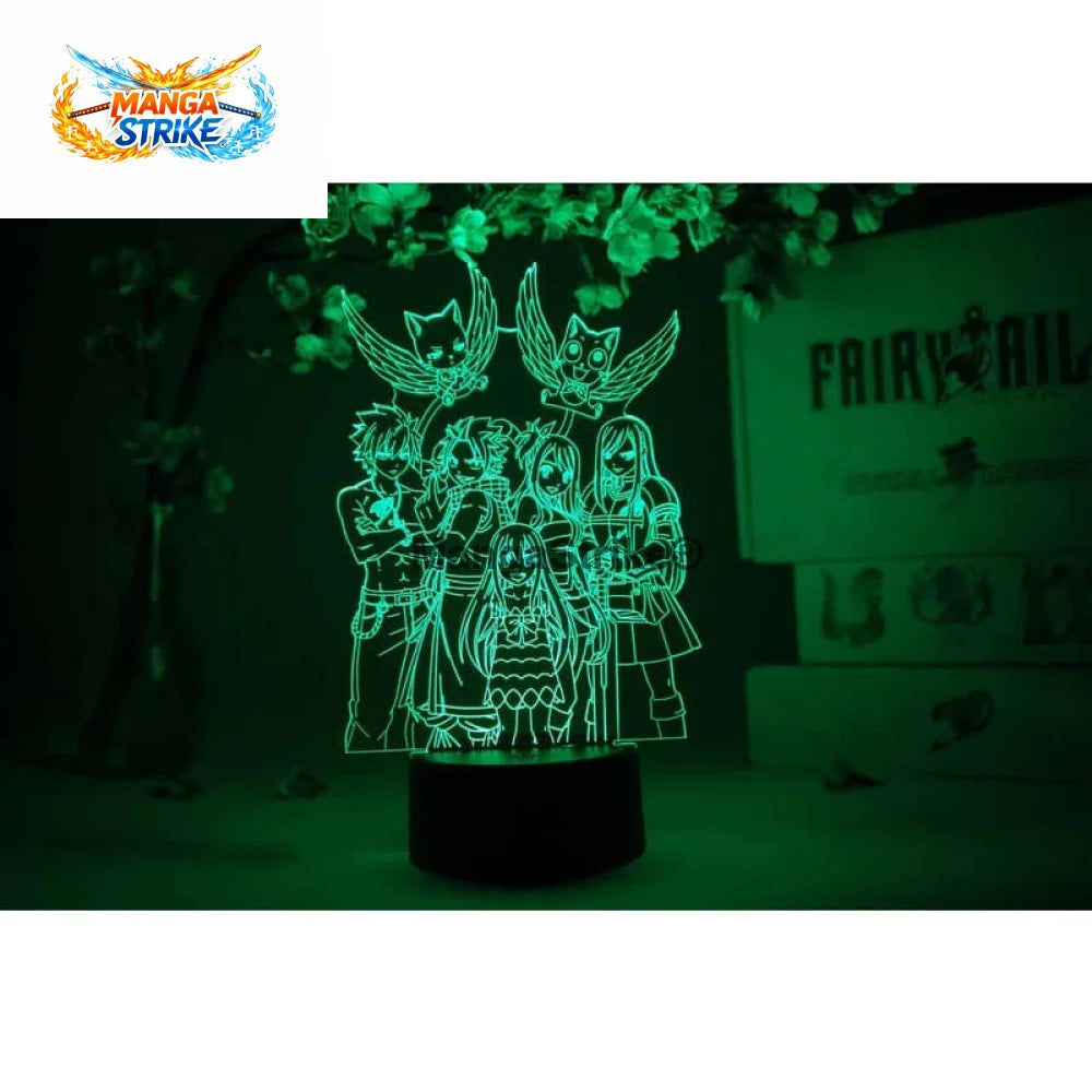 Lampe Fairy Tail - LED Equipe Natsu - Equipe Natsu