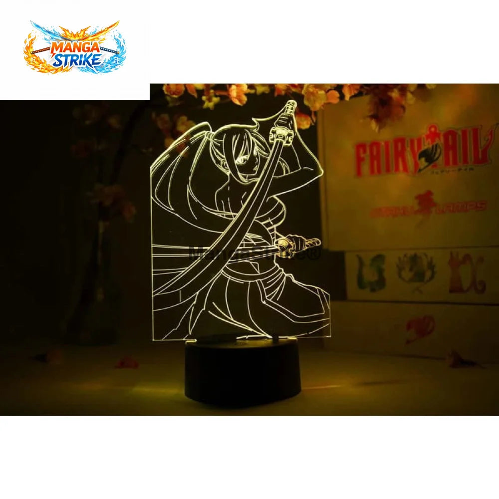 Lampe Fairy Tail - LED Erza Scarlett - Erza ’Samouraï’