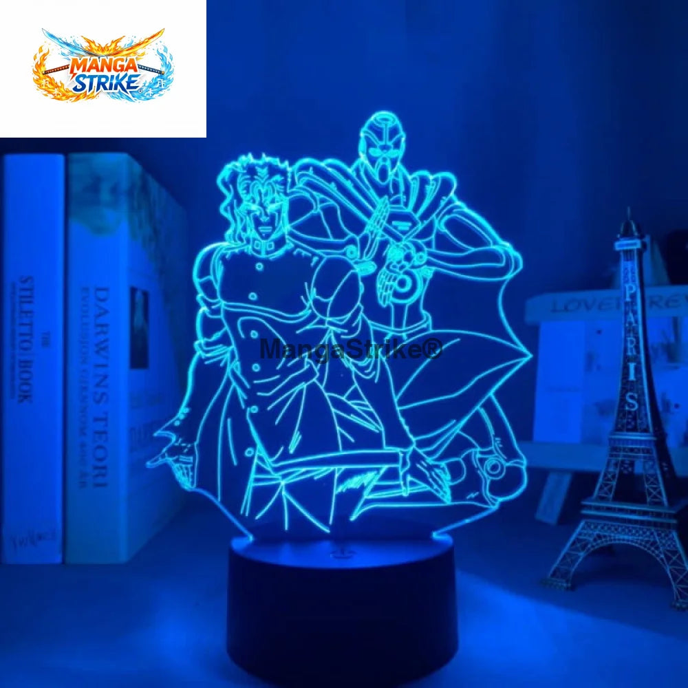 Lampe Jojo’s Bizarre Adventure - LED Noriaki Kakyoin et son stand - Noriaki Kakyoin avec Hierophant Green