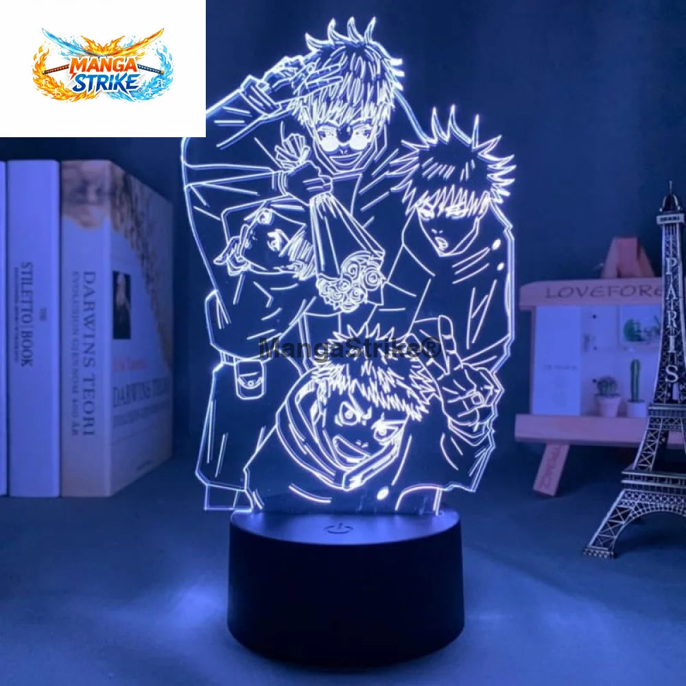 Lampe Jujutsu Kaisen - LED Gojo et ses élèves - Gojo et ses élèves