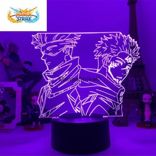 Lampe Jujutsu Kaisen - LED Gojo et Sukuna - Gojo et Sukuna