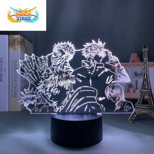 Lampe Jujutsu Kaisen - LED Personnages principaux JJK - Personnages JJK