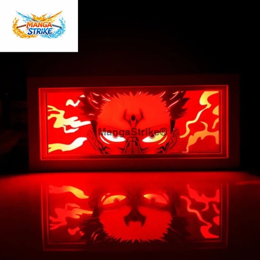 Lampe Jujutsu Kaisen - Veilleuse 3D Ryomen Sukuna