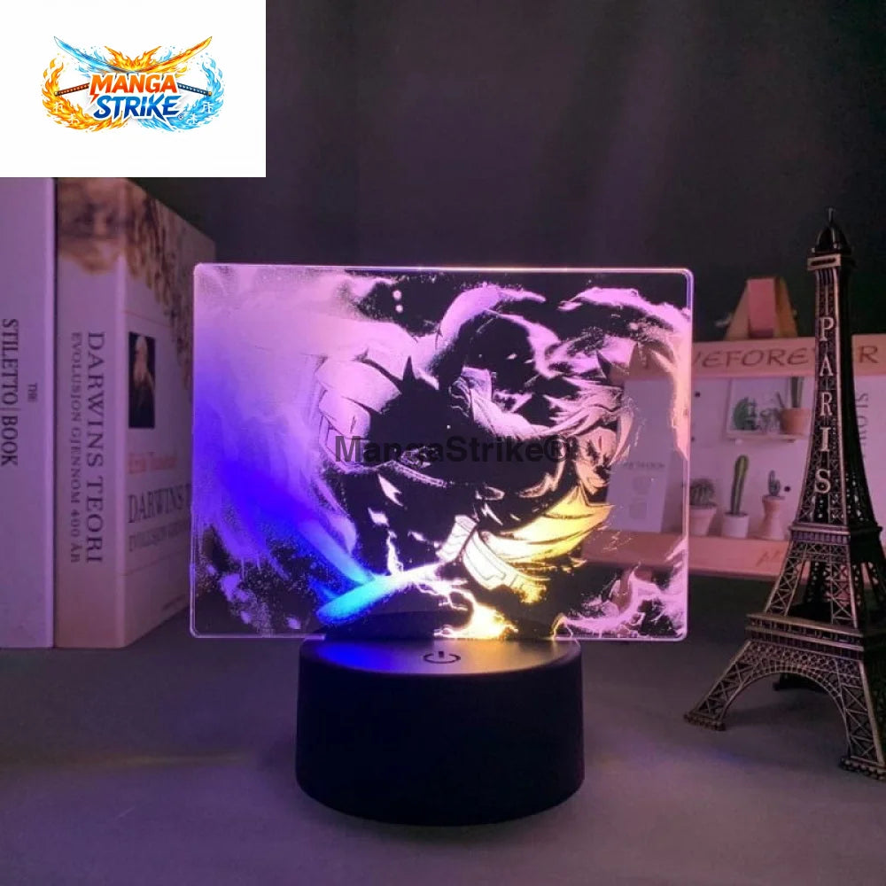 Lampe My Hero Academia - LED Denki Kaminari Bicolore - Avec télécommande