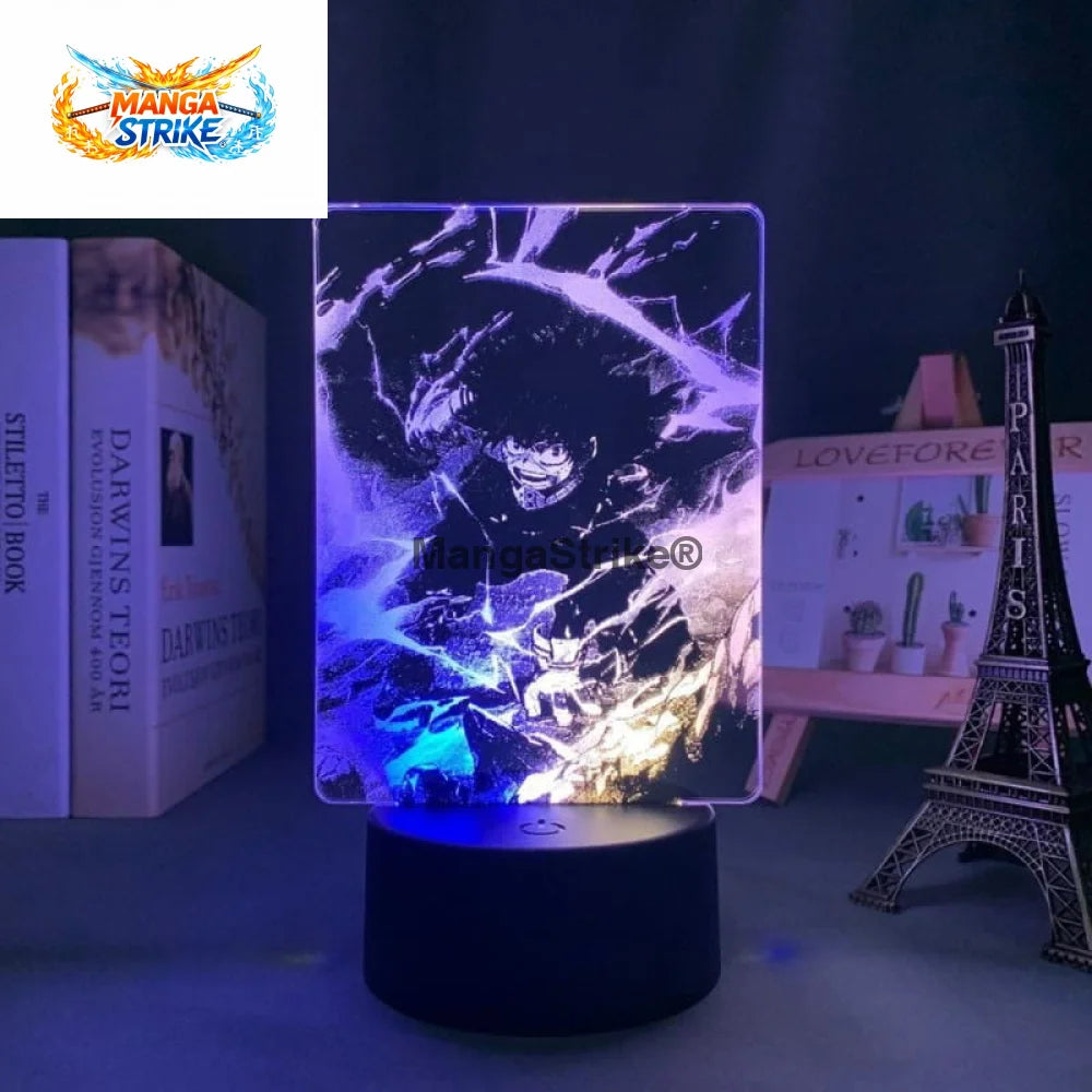 Lampe My Hero Academia - LED Izuku Midoriya Bicolore - Avec télécommande