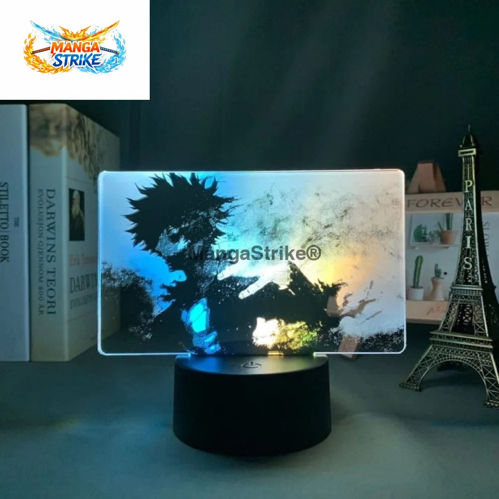 Lampe My Hero Academia - LED Toya Todoroki Bicolore - Avec télécommande