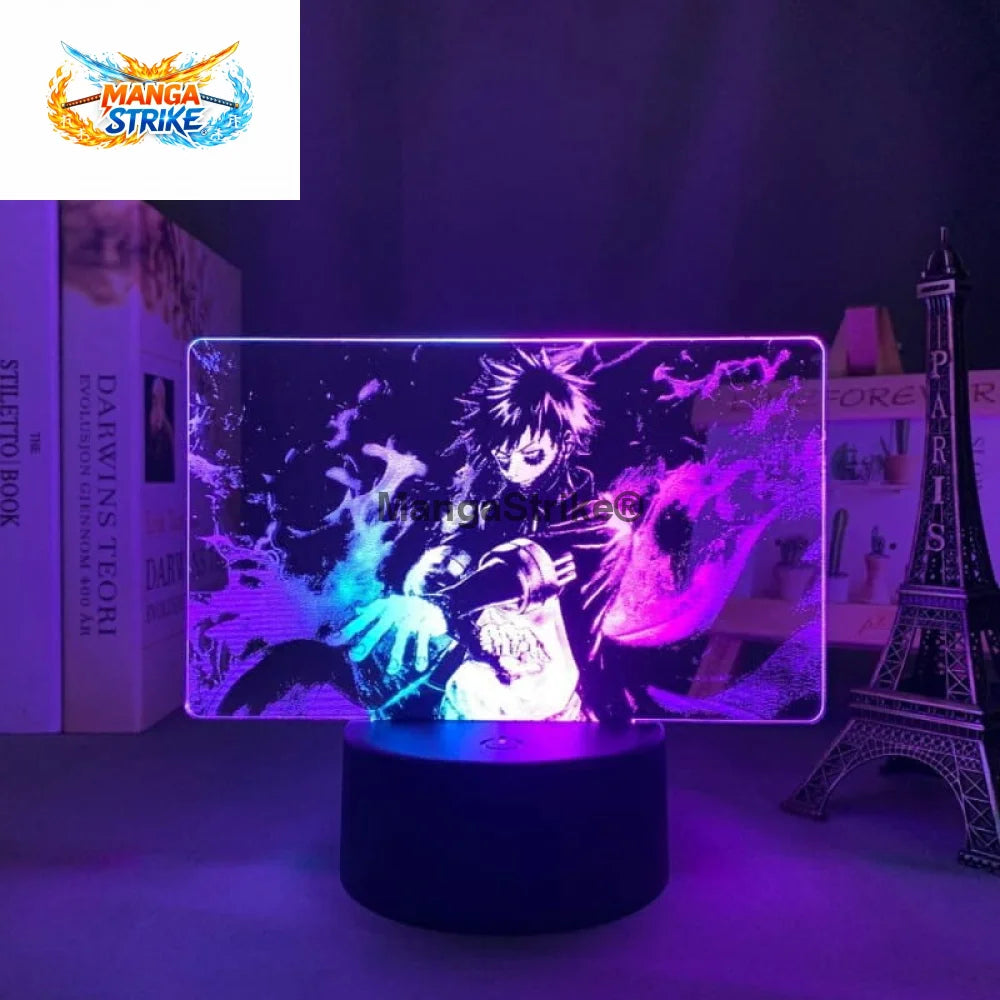 Lampe My Hero Academia - LED Toya Todoroki Crémation Bicolore - Avec télécommande