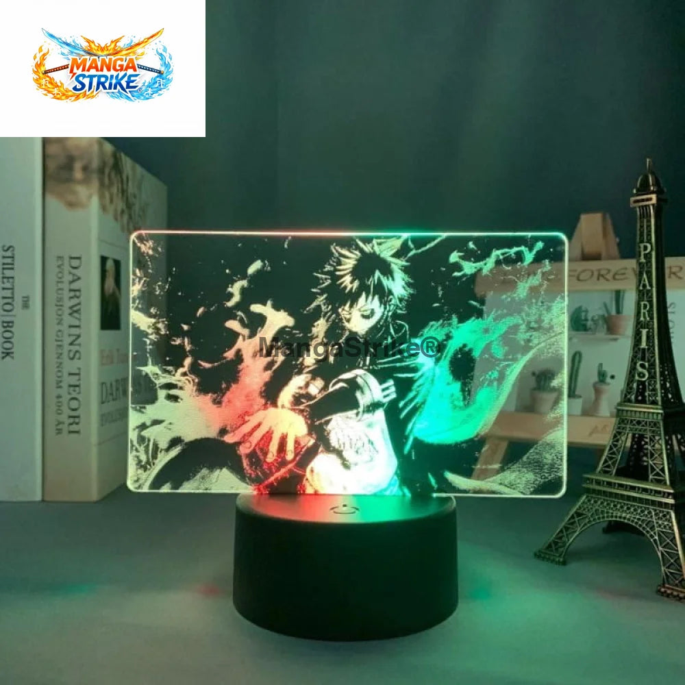 Lampe My Hero Academia - LED Toya Todoroki Crémation Bicolore - Avec télécommande