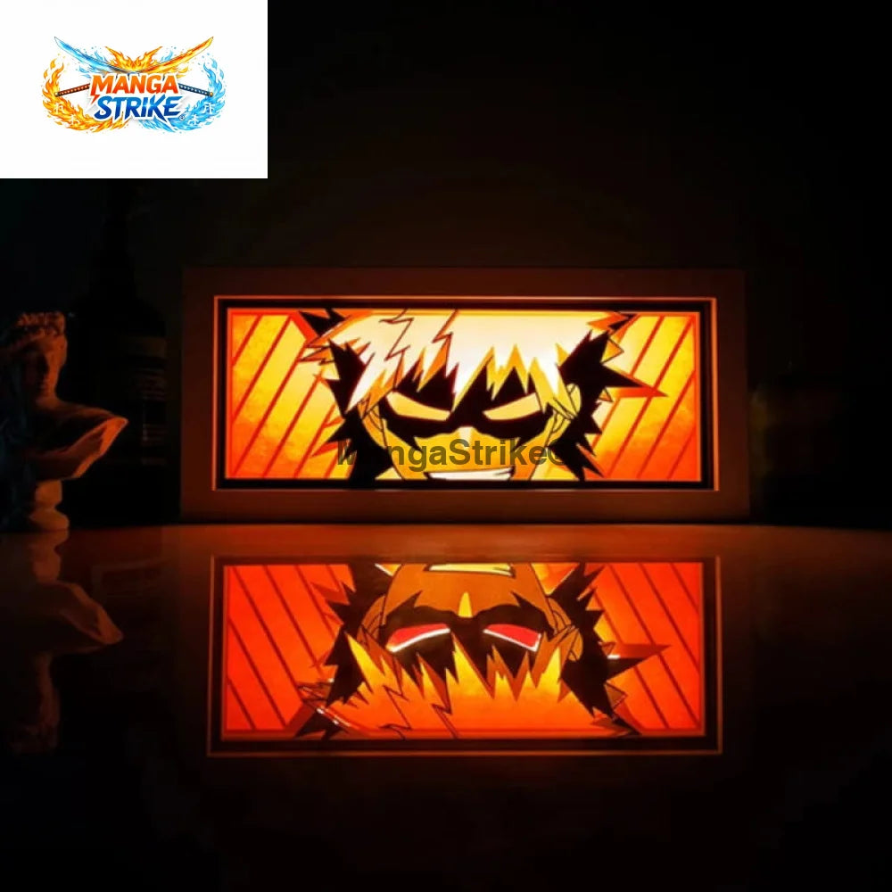 Lampe My Hero Academia - veilleuse 3D Katsuki Bakugo