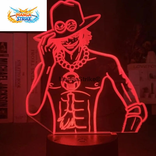 Lampe One Piece - Led Ace - Portgas D. Ace