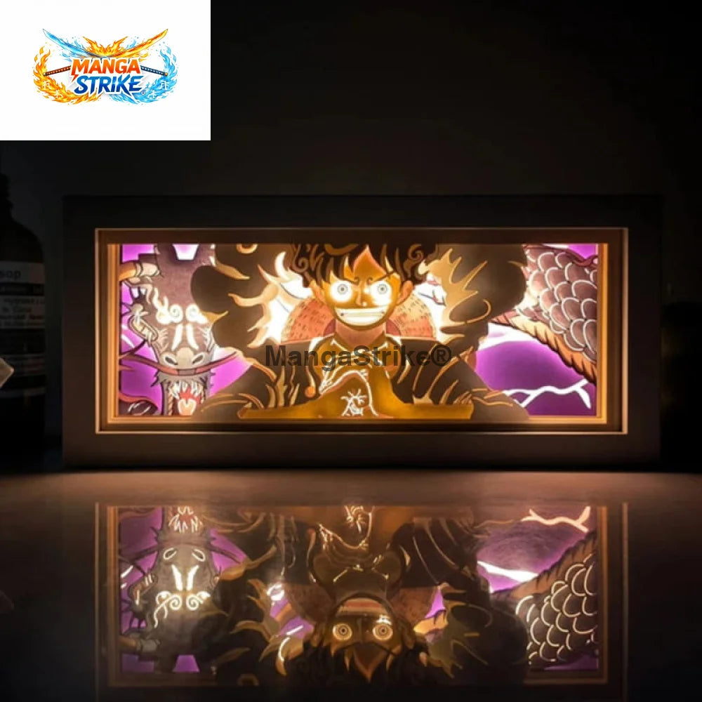 Lampe One Piece - veilleuse 3D Nika vs Kaido