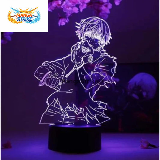 Lampe Tokyo Ghoul - LED ken Kaneki ’Shironeki’ - Shironeki