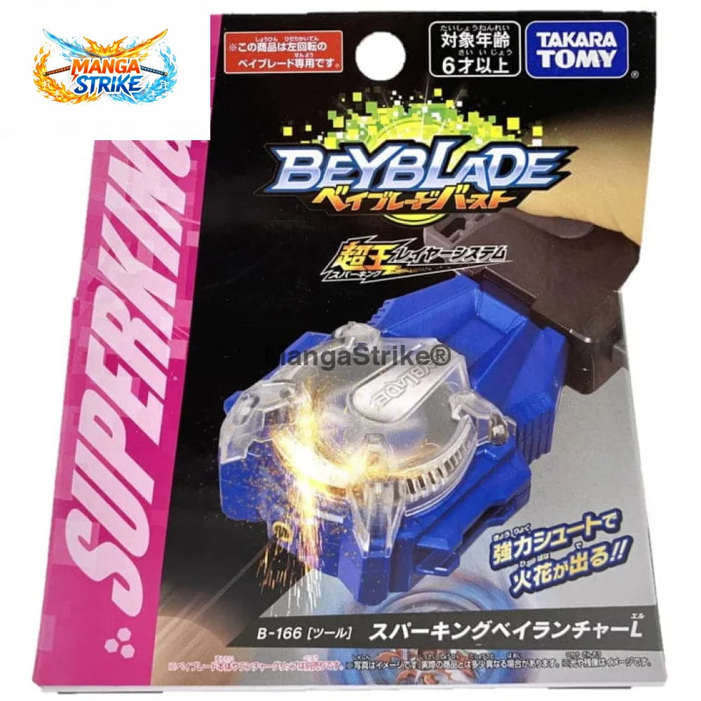 Lanceur Beyblade - à étincelles Superking Bleu