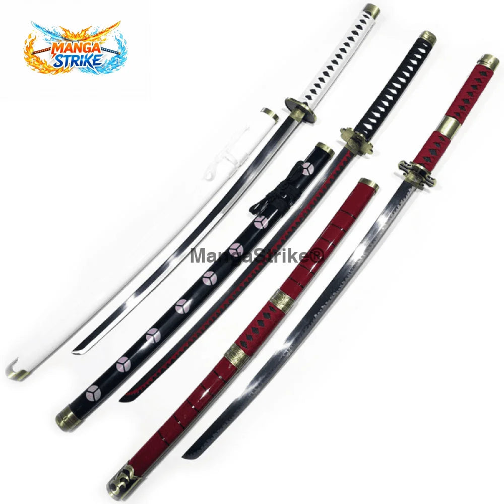Lot One Piece - de 3 Katanas Roronoa Zoro - Lot de 3 Sabres - Katana