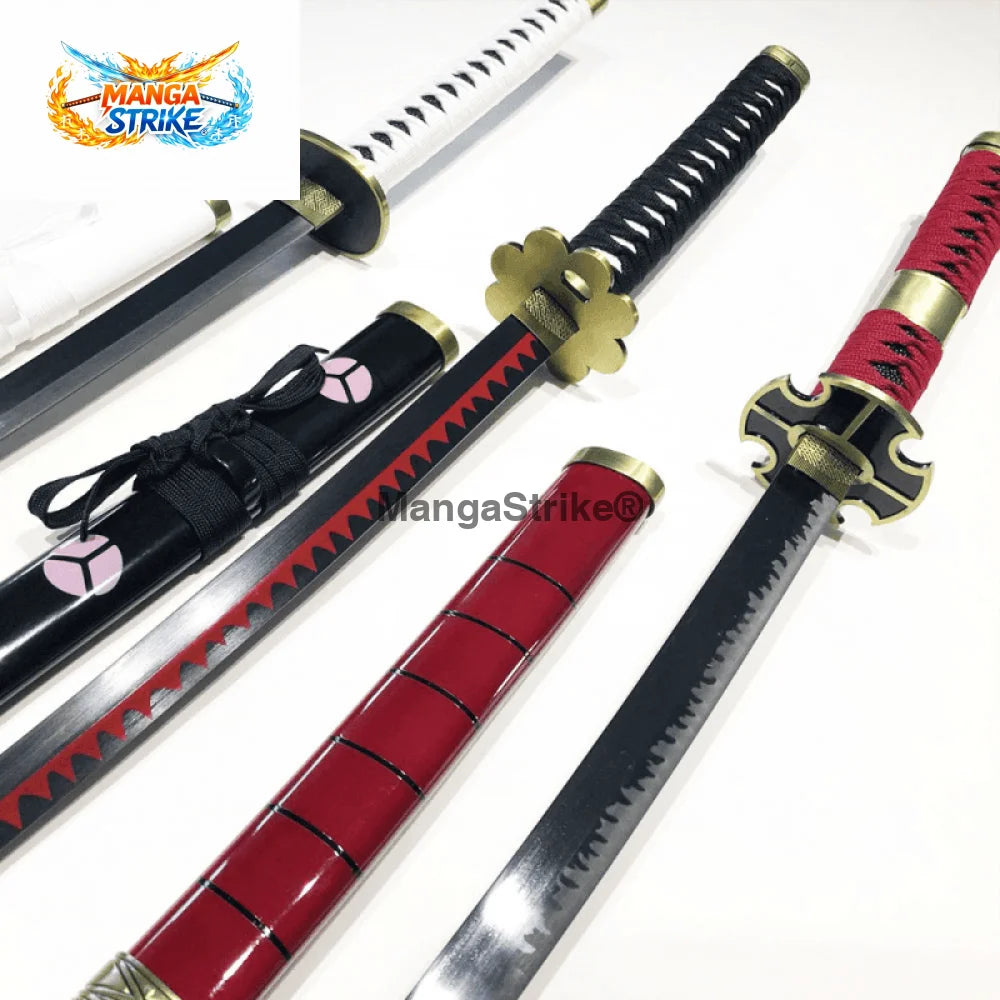Lot One Piece - de 3 Katanas Roronoa Zoro - Lot de 3 Sabres - Katana
