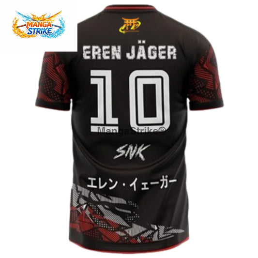 Maillot Attaque des Titans - de Foot Eren Jäger - XS