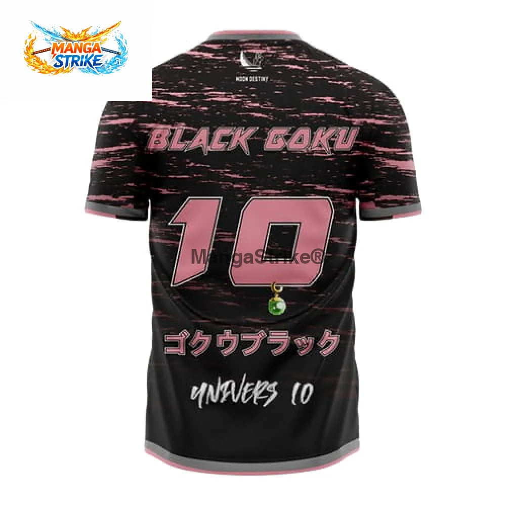 Maillot Dragon Ball Z - de Foot Goku Noir SSJ Rosé