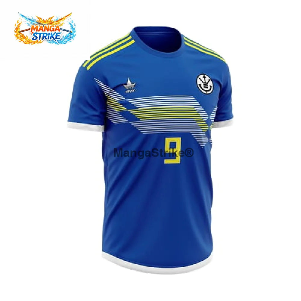 Maillot Dragon Ball Z - de Foot Vegeta SSJ Bleu