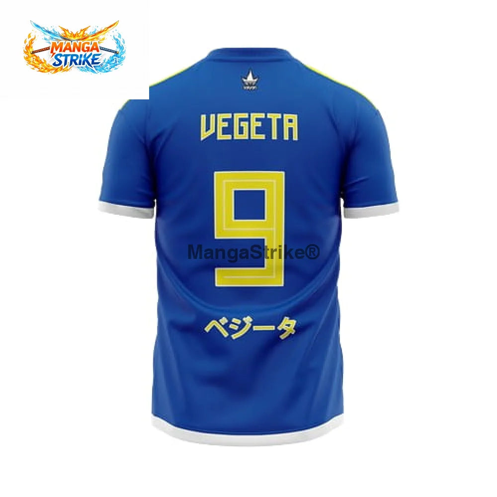 Maillot Dragon Ball Z - de Foot Vegeta SSJ Bleu