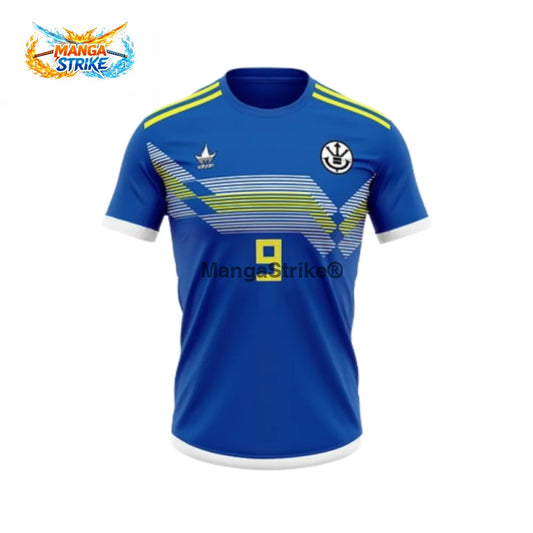 Maillot Dragon Ball Z - de Foot Vegeta SSJ Bleu - XS