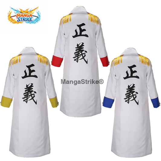 Marine Vice Admiral Cosplay Costume Kizaru Cloak Men Cloak Coat Suit