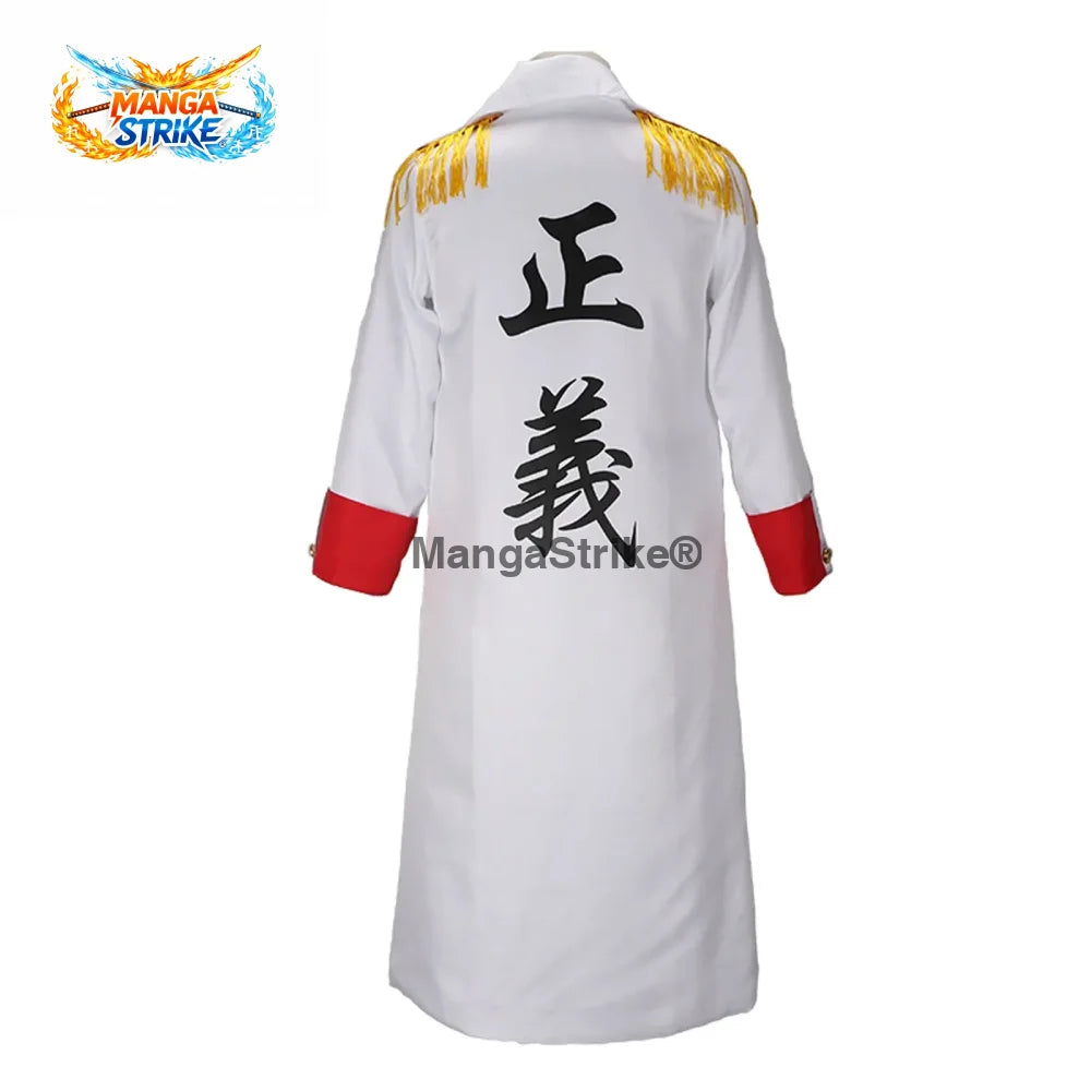 Marine Vice Admiral Cosplay Costume Kizaru Cloak Men Cloak Coat Suit