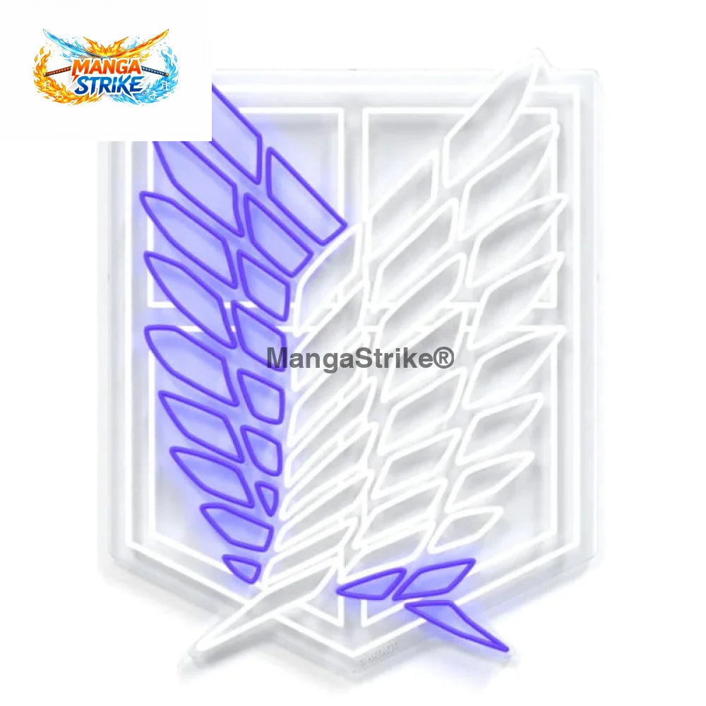 Néon Attaque des Titans - SNK Bataillon D’Exploration - 30X23cm - decoration