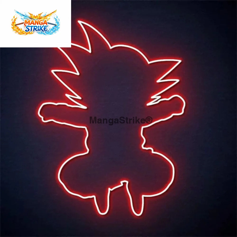 Néon Goku- Dragon Ball Z - 30X23cm - decoration