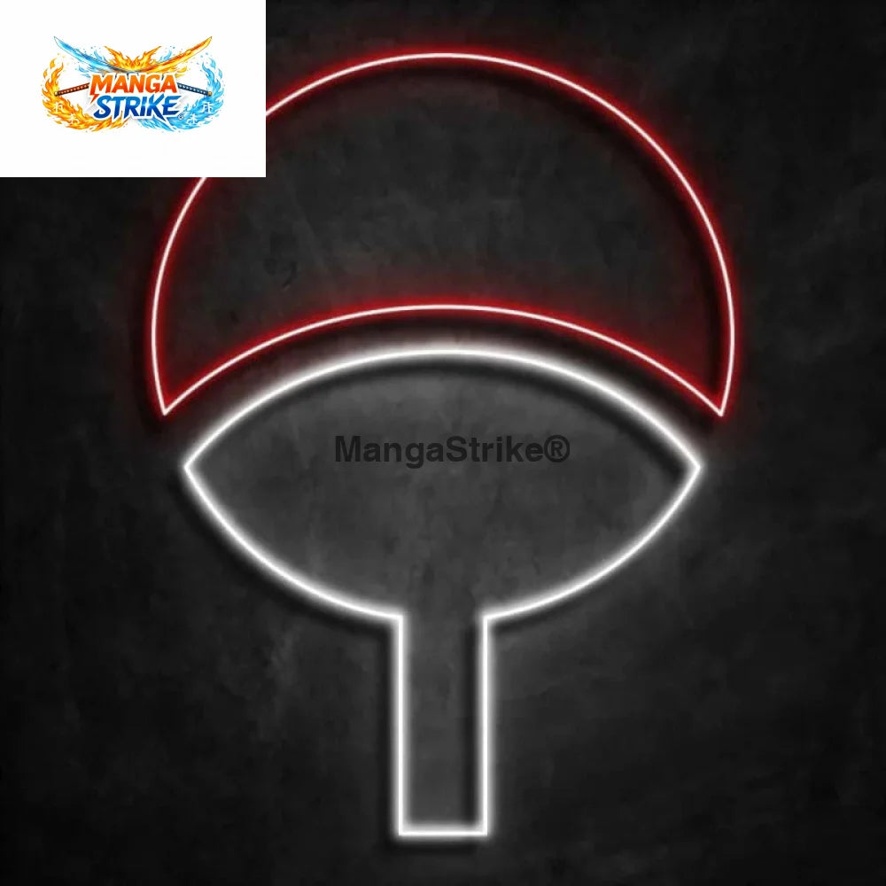 Néon Naruto - Uchiwa - 30X23cm - decoration