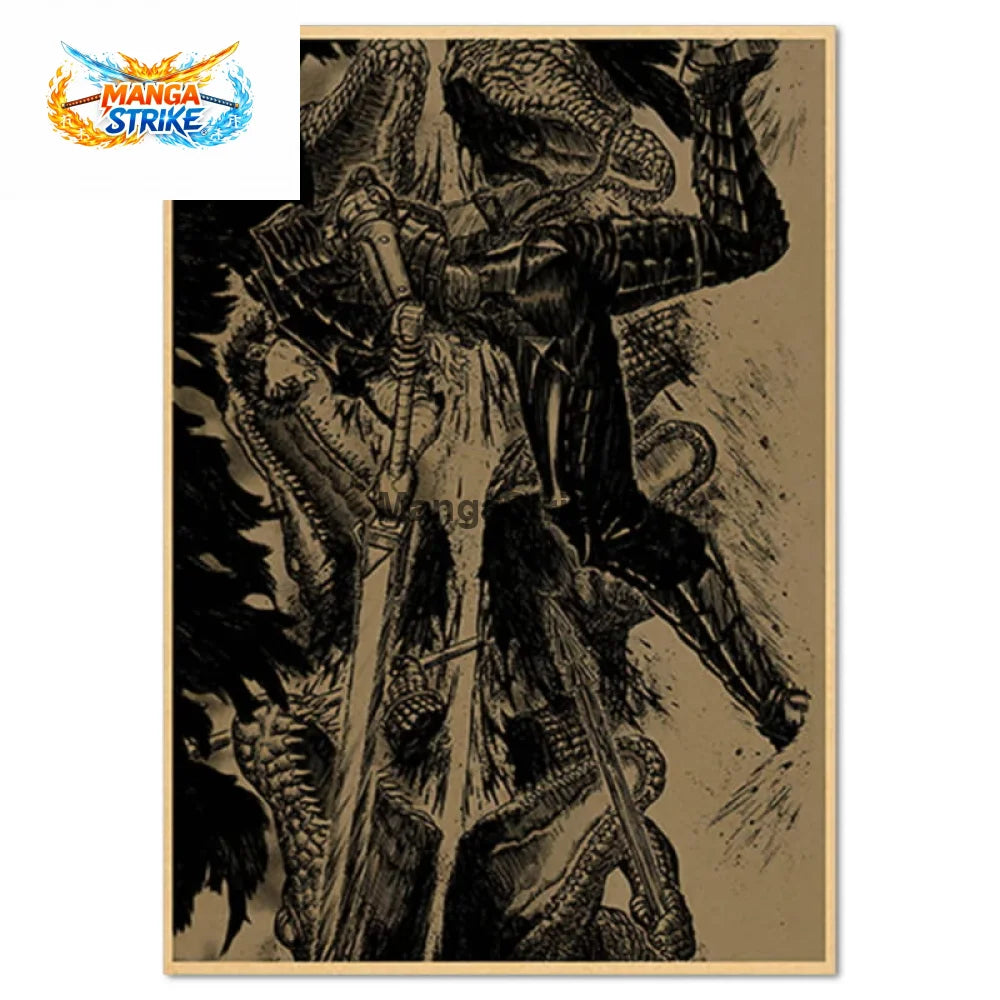 Poster Berserk - Guts ’Combat’